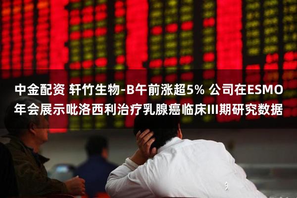 中金配资 轩竹生物-B午前涨超5% 公司在ESMO年会展示吡洛西利治疗乳腺癌临床III期研究数据