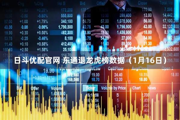 日斗优配官网 东通退龙虎榜数据（1月16日）