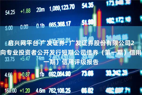 启兴网平台 广发证券: 广发证券股份有限公司2026年面向专业投资者公开发行短期公司债券（第一期）信用评级报告